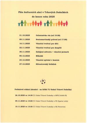 Plán kulturních akcí